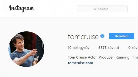 Ezek vannak mostanában Tom Cruise Instagramján