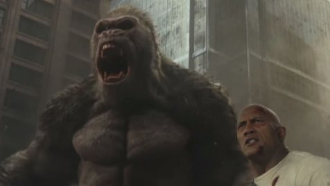 Új előzetest kapott Dwayne Johnson óriásszörnyes filmje