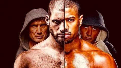 Dolph Lundgren is ott feszít Stallone mellett a Creed 2 rajongói plakátján