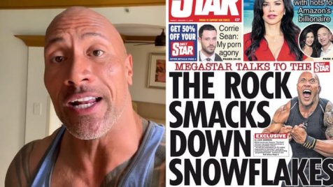 Dwayne Johnson bepöccent: kamuinterjút kanyarított róla egy brit bulvárlap!