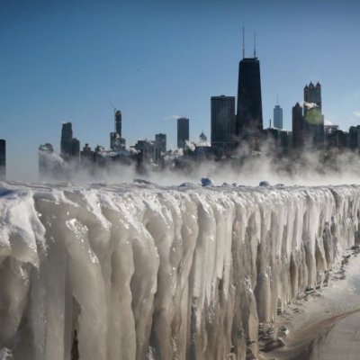 Úgy néz ki a jégbe fagyott Chicago, mint valami gigantikus Trónok harca-díszlet!