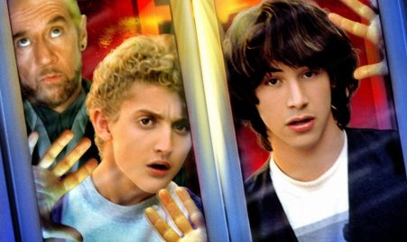 Keanu Reeves felismerhetetlen a Bill és Ted 3 forgatásán