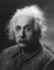 Albert Einstein profilképe