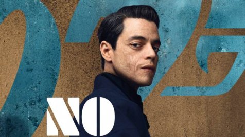 Rami Malek nagyon menő főgonosz a 25. James Bond-film plakátján