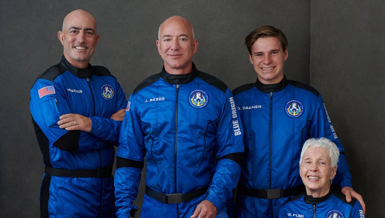 Jeff Bezos imádja Picard kapitányt, és utánamegy az űrbe