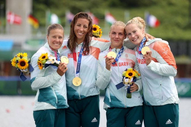 Aranyérmes a női kajaknégyes, Kozák Danuta hatszoros olimpiai bajnok