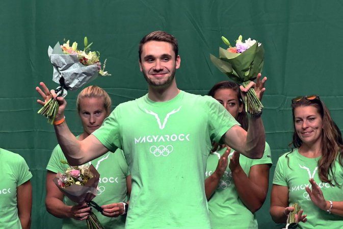 A BOK Csarnokban köszöntötték az olimpikonokat