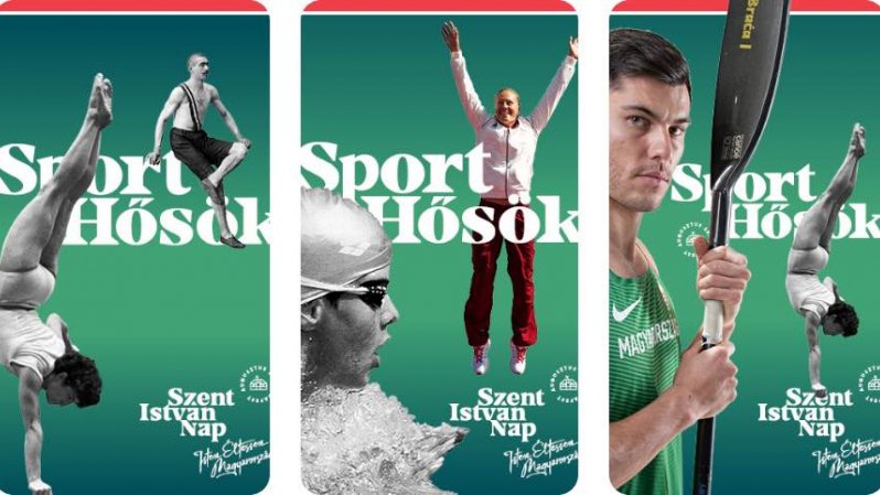 Találkozás magyar olimpiai hősökkel a Március 15. téren