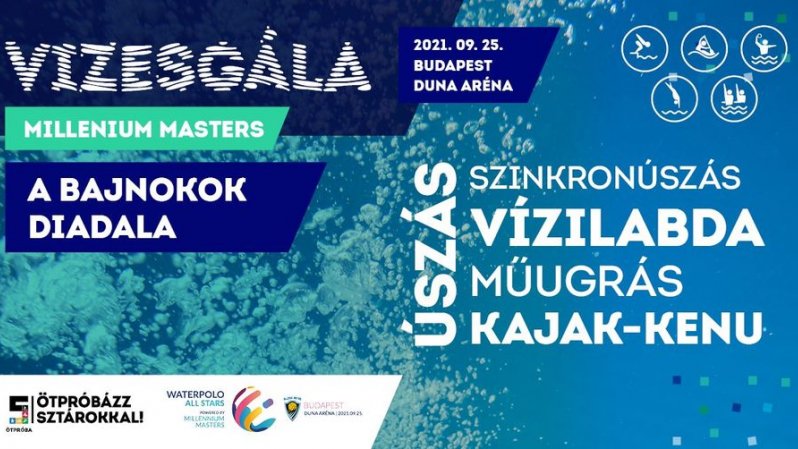 Újra Vizes Gála szombaton a Duna Arénában