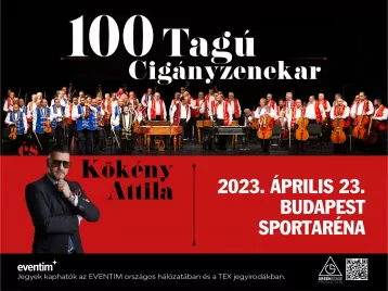Új időpontra helyezték át, a 100 Tagú Cigányzenekar ünnepi koncertjét! 