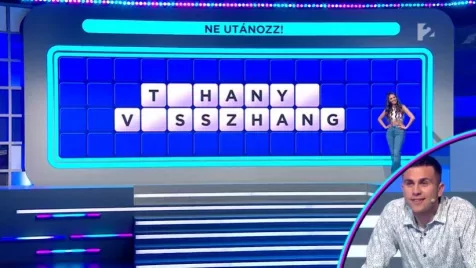 Már csak felolvasnia kellett volna ezt a rejtélyes feladványt a Szerencsekerék játékosának