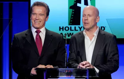 Meghatóan nyilatkozott Bruce Willisről Schwarzenegger