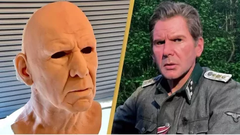 Olyan ijesztő Indy maszkja az Indy 5-ben, hogy horrorfilmben kéne mutogatni
