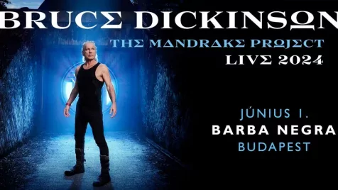 Bruce Dickinson szólókoncerttel tér vissza Budapestre