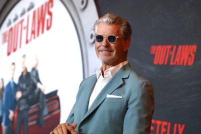 Bajban Pierce Brosnan, Maci Lacinak képzelte magát