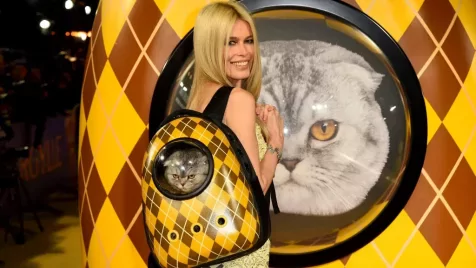 Claudia Schiffer macskája ellopta a show-t az Argylle: A szuperkém londoni premierjén