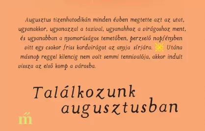 Találkozunk augusztusban