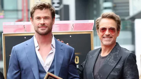 Chris Hemsworth is csillagot kapott Hollywoodban, Robert Downey Jr. viccesen méltatta