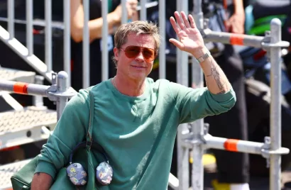 Brad Pitt megérkezett a Hungaroringre - VIDEÓ