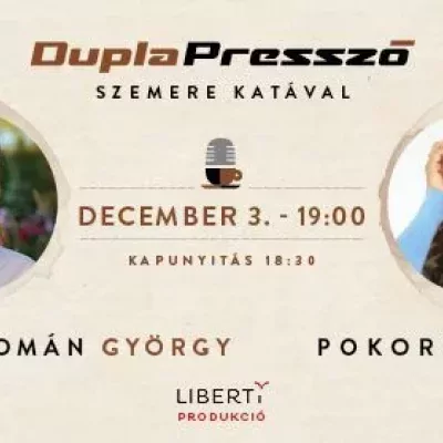 DuplaPresszó // Dragomán György író és Pokorny Lia színművész