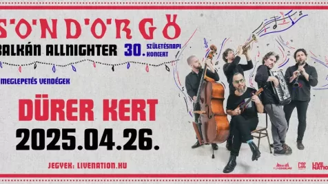 Őrületes bulival ünnepli a Söndörgő 30. születésnapját