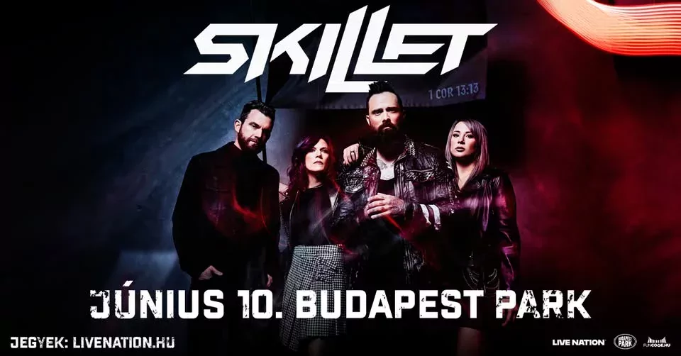 A Skillet a Budapest Parkban is bemutatja új albumát