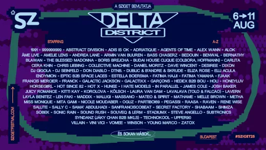 Az elektronikus partik epicentruma a Szigeten: bemutatkozik az új Delta District