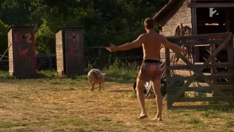 A Farm VIP egyik legviccesebb jelenete volt, ahogyan a játékosok egy elszabadult malacot kergettek