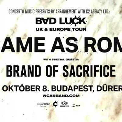 WE CAME AS ROMANS - Bad Luck Tour