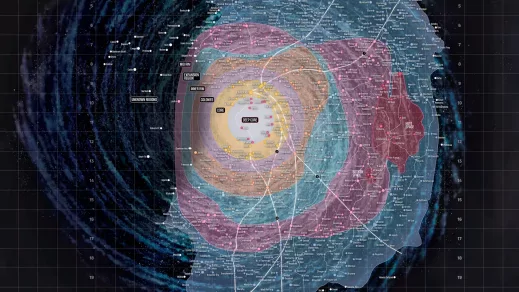 Hogy néz ki pontosan a messzi-messzi galaxis? Gigantikus térkép érkezett a Star Wars univerzumához