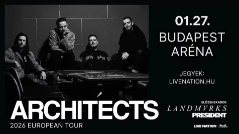 Az Architects első Aréna koncertjére készül Budapesten