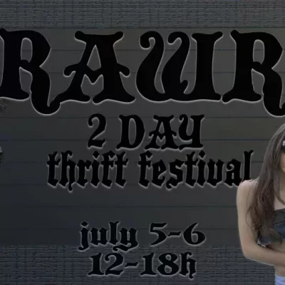 RAWR Ruhavásár a Dugattyúsban // 2 napos thrift festival