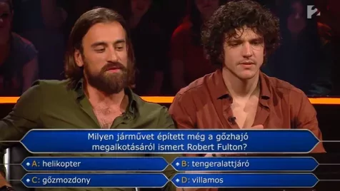 Félrevezette a közönség a Hunyadi sztárjait a Legyen Ön is milliomosban, kiestek a játékból 