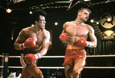 Nem csak Stallone és Dolph Lundgren ugrott egymásnak a Rocky IV. forgatásán