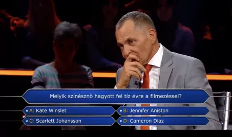 Legyen Ön is milliomos!: ezt a filmes kérdést a közönség sem tudta