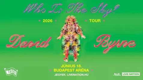 David Byrne 17 év után újra Budapesten