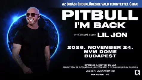 Pitbull ősszel visszatér Budapestre!