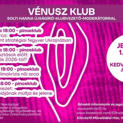 VÉNUSZ KLUB: A Föld napja - A klímakrízis női arca