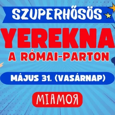 Szuperhősös gyereknap a Római-parton
