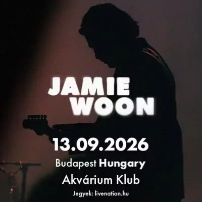  Jamie Woon | Budapest 2026