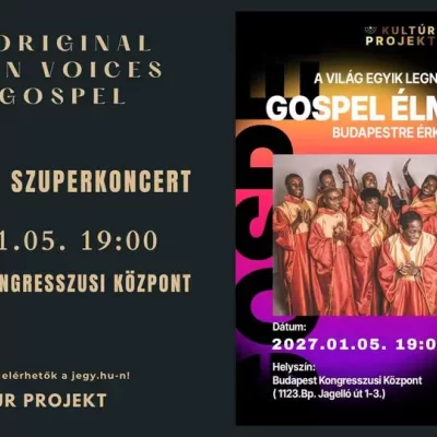 Újévindító szuperkoncert - The Original Golden Voices of Gospel