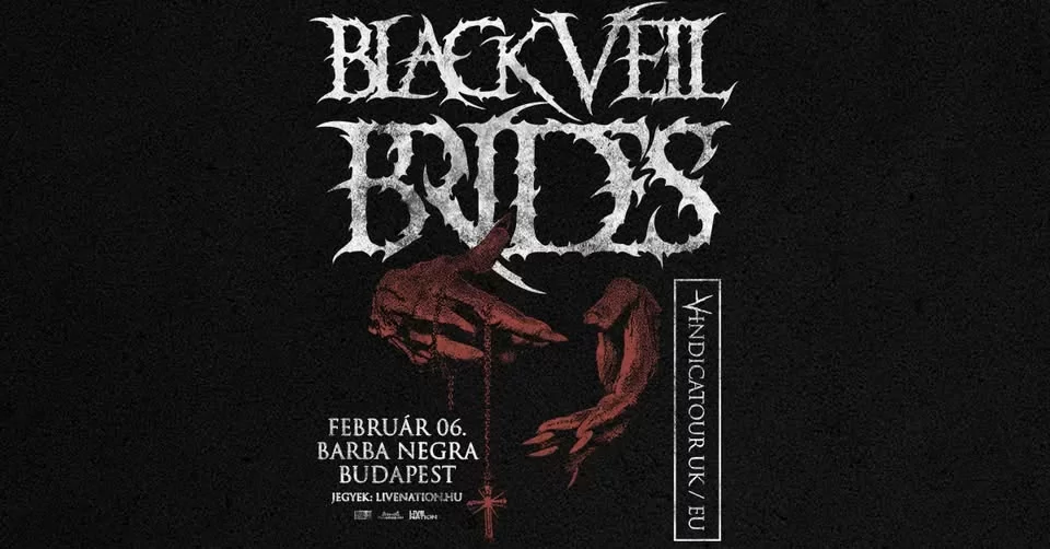 A bosszú dalaival érkezik a Black Veil Brides Magyarországra