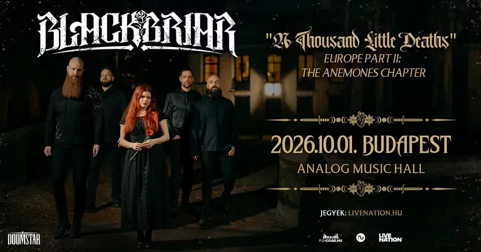 Gótikus tündérmesék – Blackbriar az Analog Music Hallban