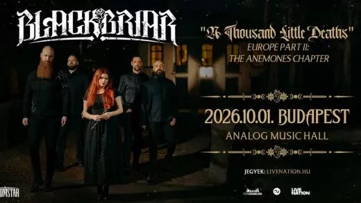 Gótikus tündérmesék – Blackbriar az Analog Music Hallban