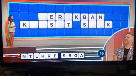 Fájdalmas bukás a Szerencsekerékben: pont elég betűt kapott meg a játékos, de így is lefagyott 