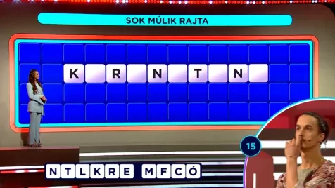Szerencsekerék: minden fontos betűt megkapott a játékos, de hiába