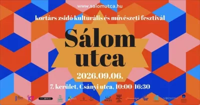 SÁLOM UTCA - kortárs zsidó kulturális és művészeti fesztivál