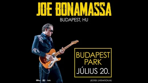 Találkozás egy élő gitárlegendával: Joe Bonamassa jövő nyáron a Budapest Parkban lép fel
